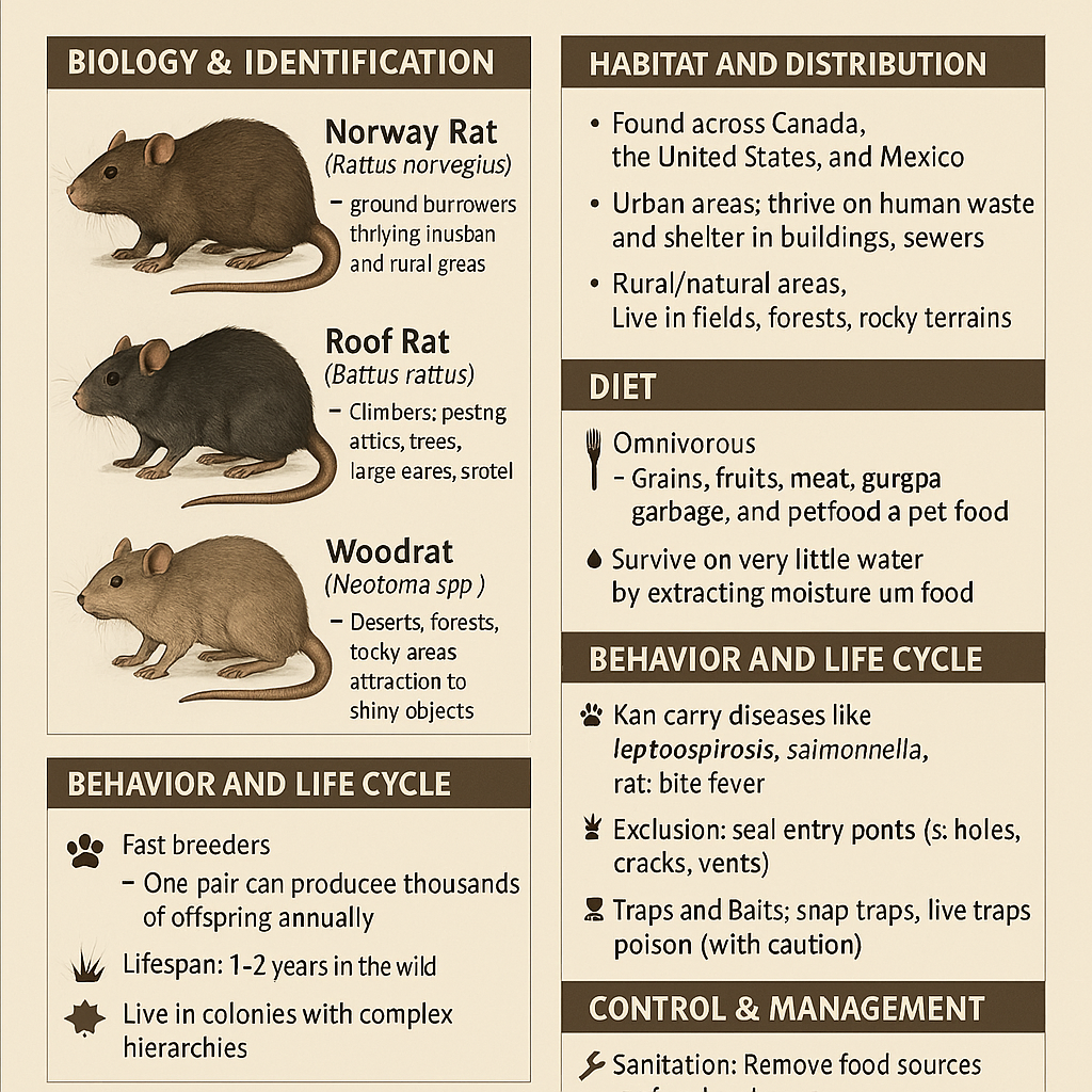 North American Rats: Biology and Information | Wolverine Pest Services North American Rats: Biology and Information